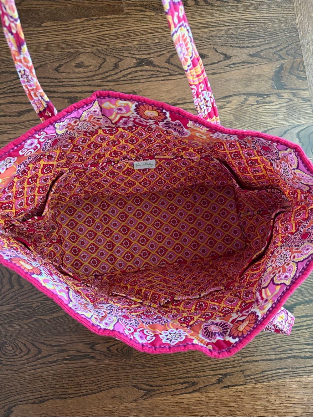 Vera Bradley Raspberry Fizz Super Tote - Picture 3 of 3